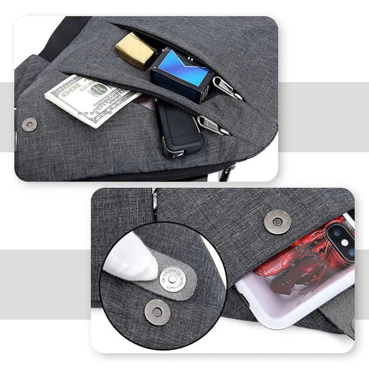 Unisex Umhängetasche für sicheres Reisen mit Anti-Diebstahl-System und RFID-Schutz 5
