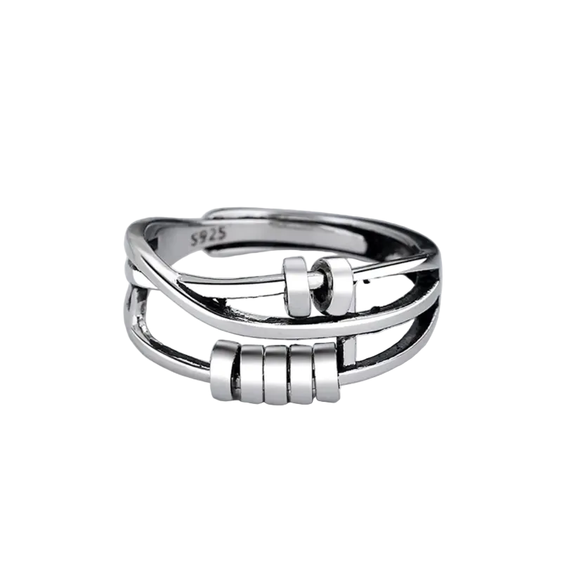 Unisex Verstellbarer Ring für Stressbewältigung 0