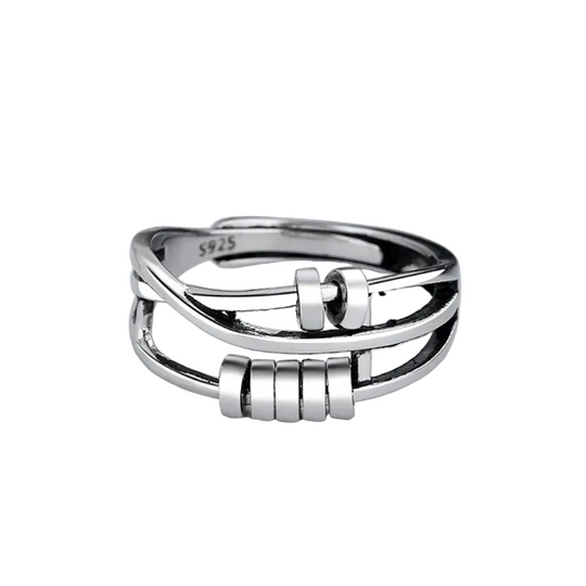 Unisex Verstellbarer Ring für Stressbewältigung 0