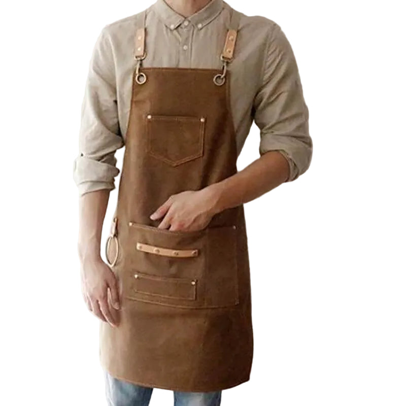 Unisex Vintage Kochschürze im Minimalistischen Stil für die Küche 0