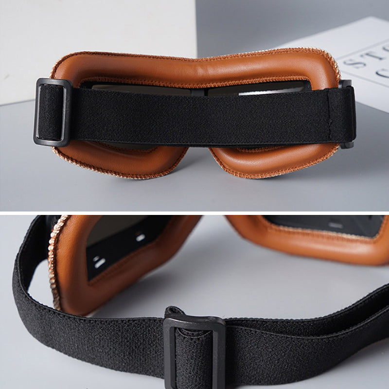 Unisex Vintage Motorradbrille im Retro-Stil 1