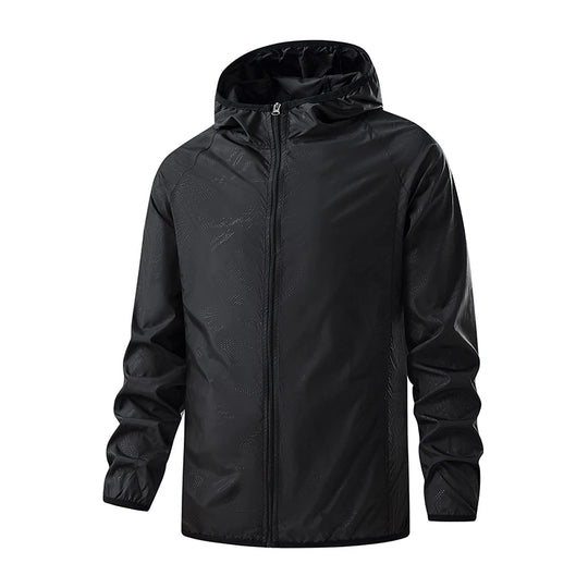 Unisex Wanderjacke mit Kapuze, wasserabweisend und UV-Schutz 10