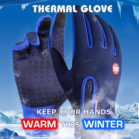 Unisex Winterhandschuhe Multifunktional mit Rutschfestem Griff 7