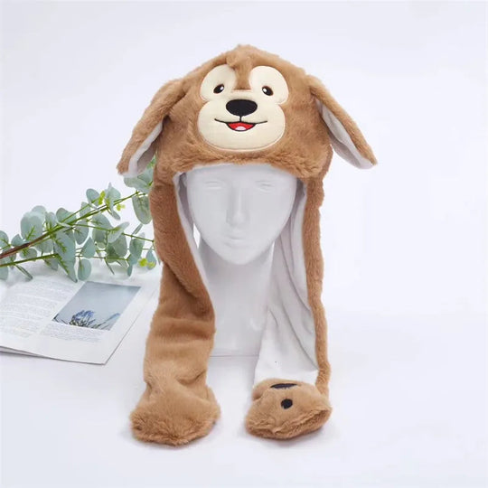 Unisex Wintermütze Mit Beweglichen Ohren Für Spaßige Anlässe 53