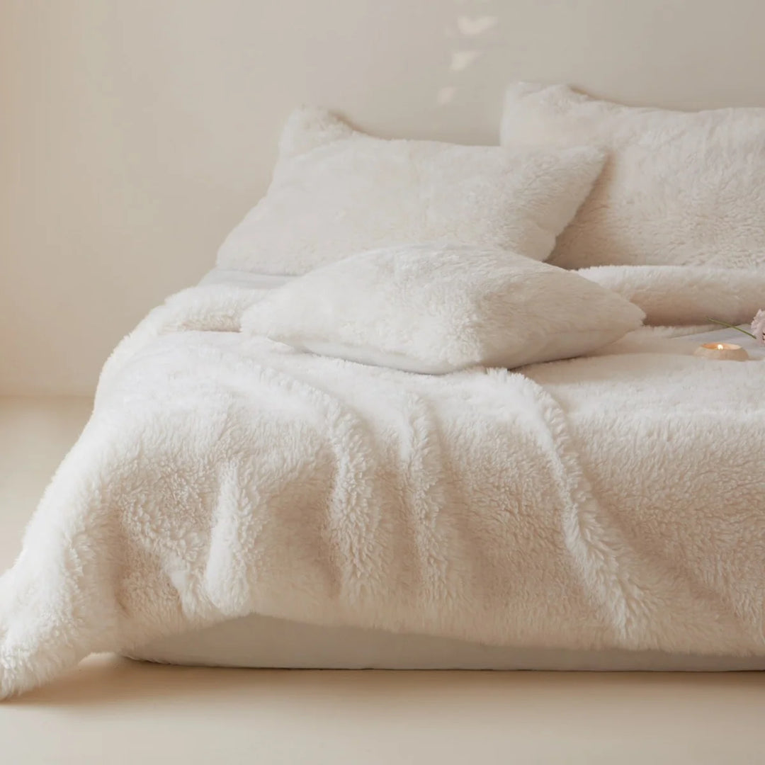 Unisex Wohndecke Kuschelig in Kunstfelloptik für Sofa und Schlafzimmer 2