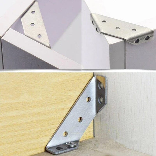 Universal Eckverbinder für Möbelstabilität mit Trapezform 3