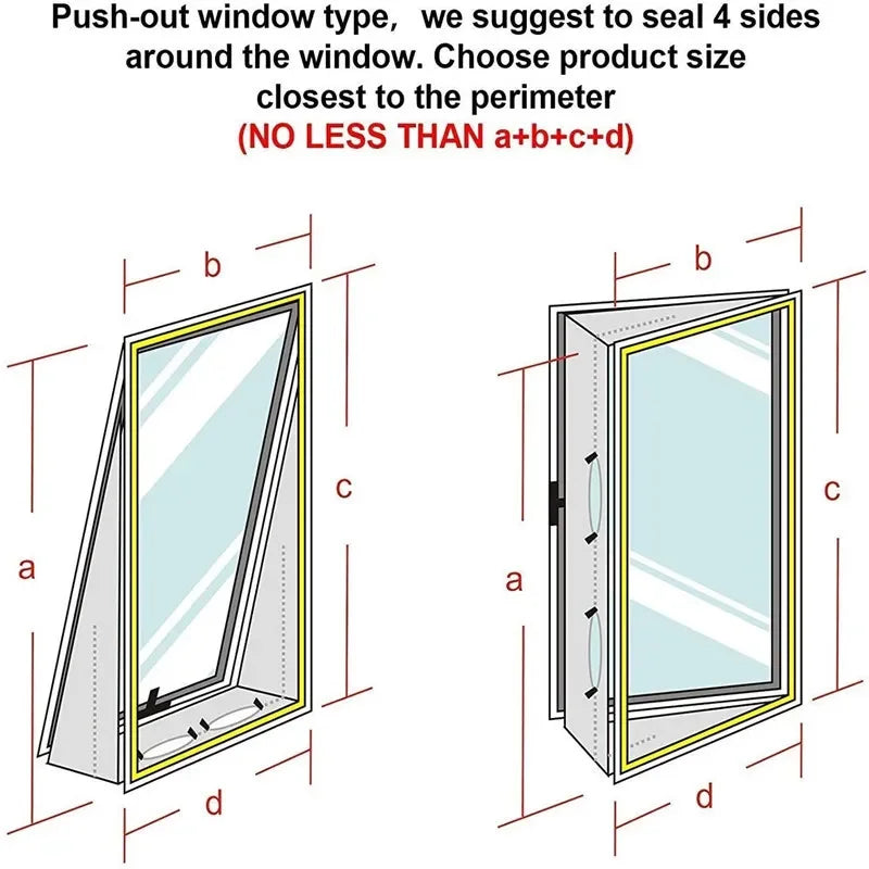 Universal Fensterdichtung für tragbare Klimaanlagen mit flexiblem Reißverschluss und Klebeband 5