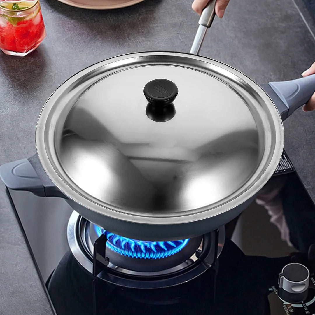 Universeller Deckel für Woks und Pfannen 6