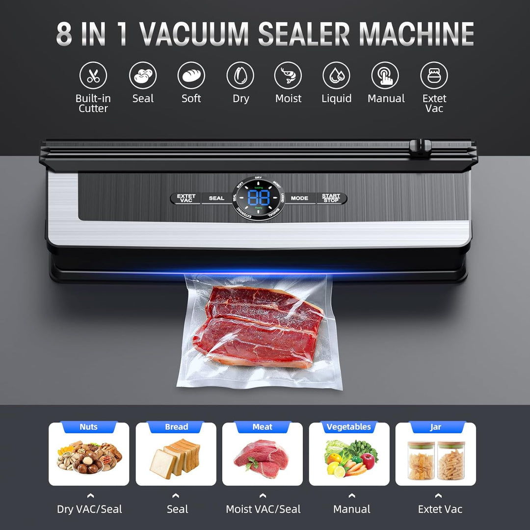 Vakuumiergerät 8-in-1 mit integriertem Schneider 7
