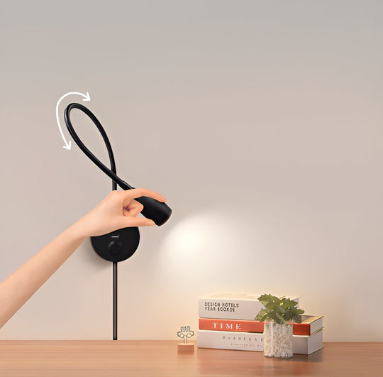 Verstellbare Leselampe mit USB-Ladeanschluss 1