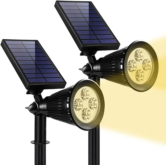 Verstellbare Solar-Spotlampe für Außenbereiche Modernes Design 7