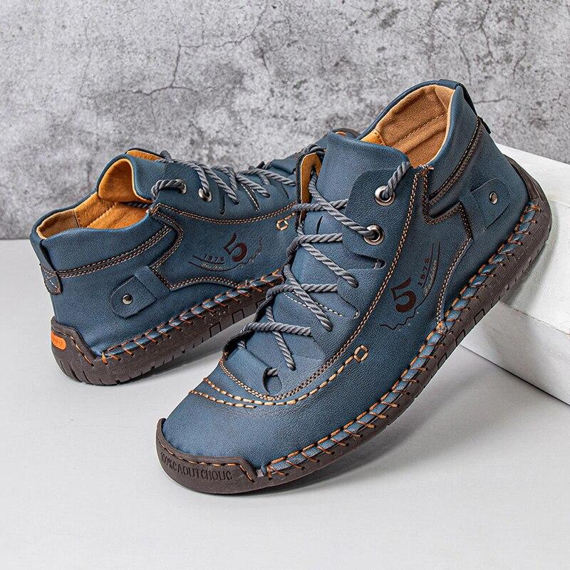 Vintage-Lederstiefel