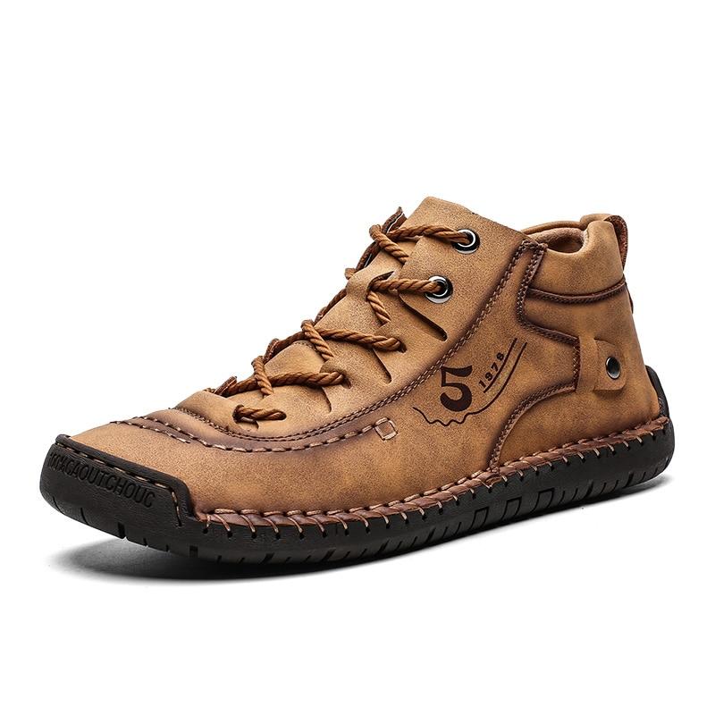 Vintage-Lederstiefel