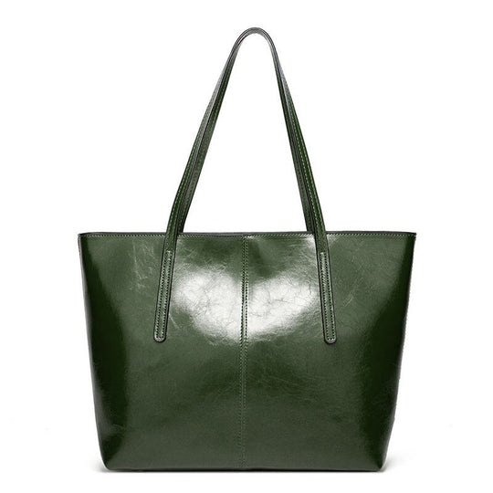 Vintage Öl Wachs Leder Tote Tasche
