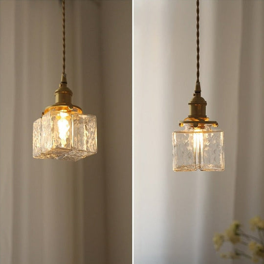Vintage Hängelampe Pendelleuchte im Glasdesign für Esszimmer und Wohnräume 3