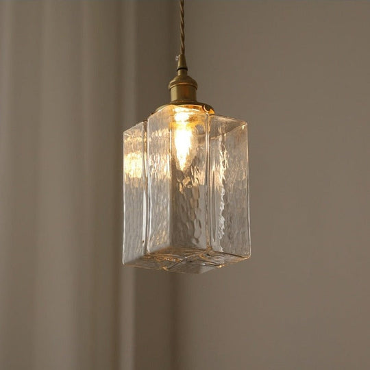 Vintage Hängelampe Pendelleuchte im Glasdesign für Esszimmer und Wohnräume 8