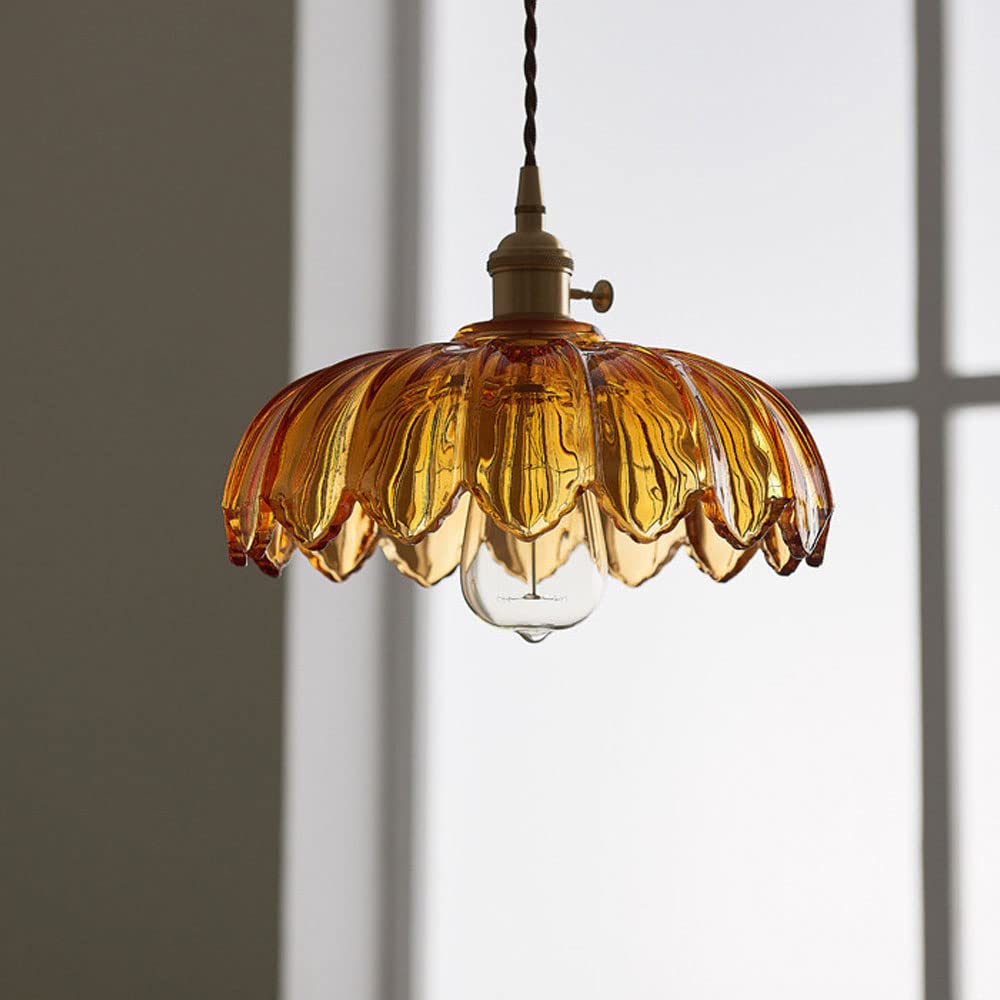 Vintage Pendelleuchte mit Blumenmuster für stilvolle Innenräume 6