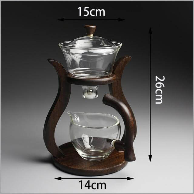Vintage Teekanne Für Stilvolle Teeliebhaber Mit Klarem Glas 4