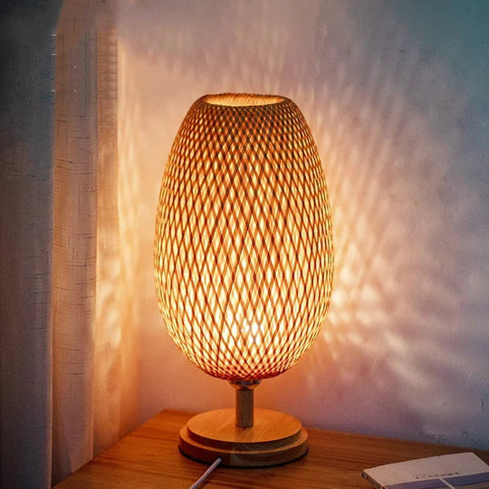Vintage Tischlampe für Wohnzimmer und Schlafzimmer - Rustikale Tischleuchte mit natürlichem Charme 7