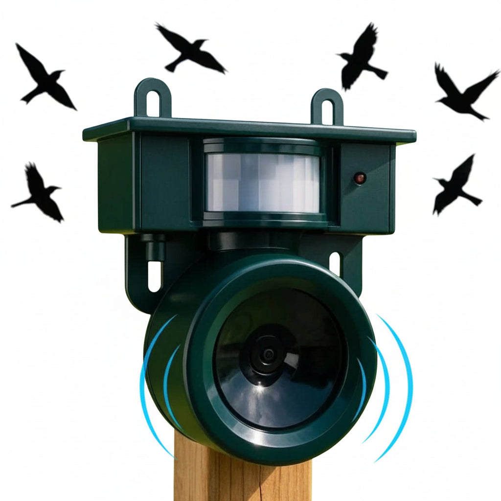 Vogelabwehrmittel Mit Bewegungsmelder Für Garten Und Balkon 0