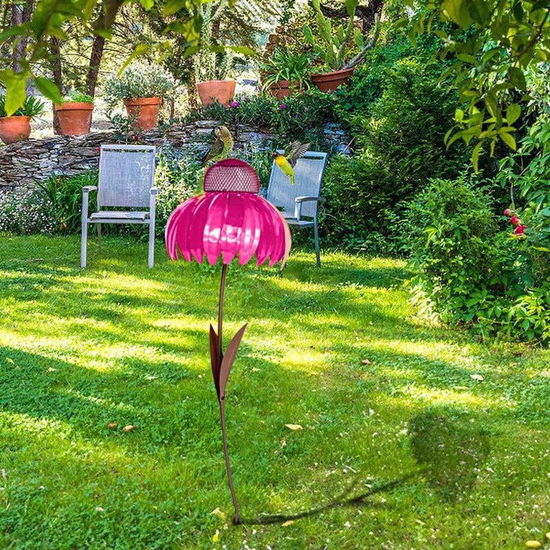 Vogelhaus Blumenform Verspielt für Garten und Terrasse 3