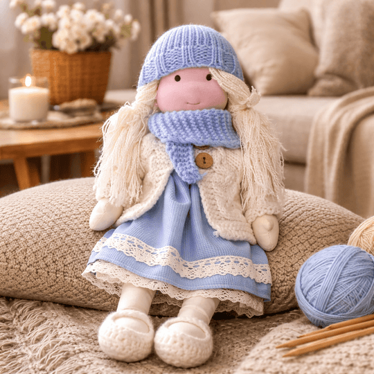 Waldorfpuppe Elora Kreatives Spielzeug für Kinder 10