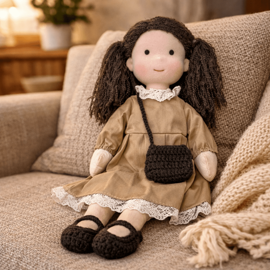 Waldorfpuppe Elora Kreatives Spielzeug für Kinder 8