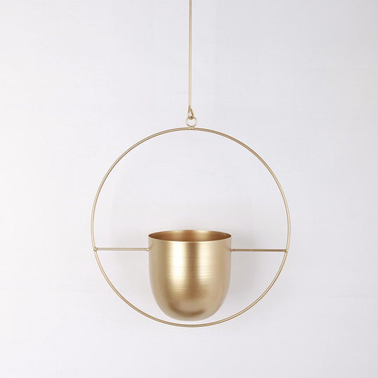 Wand-Pflanzenhalter Minimalistisch mit Verstellbarer Kette 12