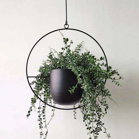Wand-Pflanzenhalter Minimalistisch mit Verstellbarer Kette 6