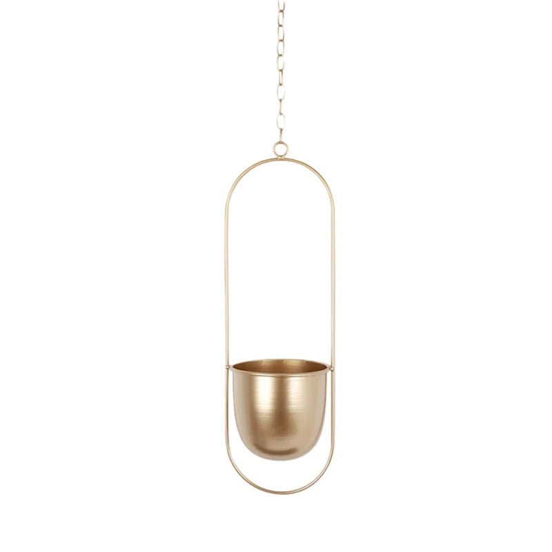 Wand-Pflanzenhalter Minimalistisch mit Verstellbarer Kette 9
