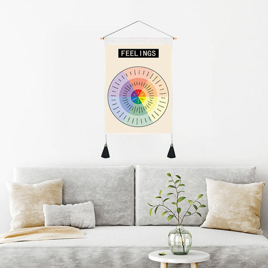 Wandbild Psychologische Dekoration im Nordischen Stil 2