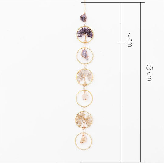 Wanddekoration Baum des Lebens mit 6 Ringen 5