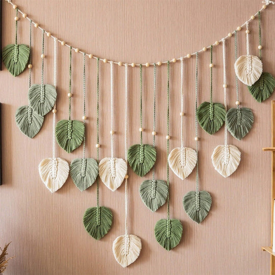 Wanddekoration Boho-Makramee-Girlande für Zuhause 1
