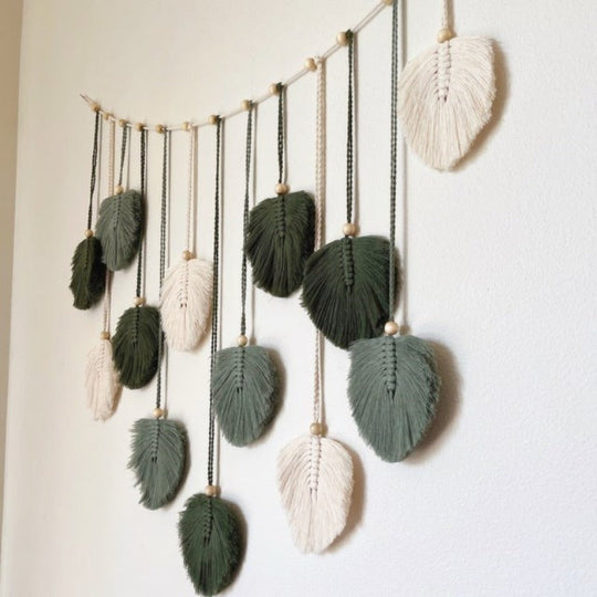 Wanddekoration Boho-Makramee-Girlande für Zuhause 4