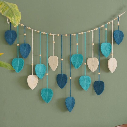 Wanddekoration Boho-Makramee-Girlande für Zuhause 5