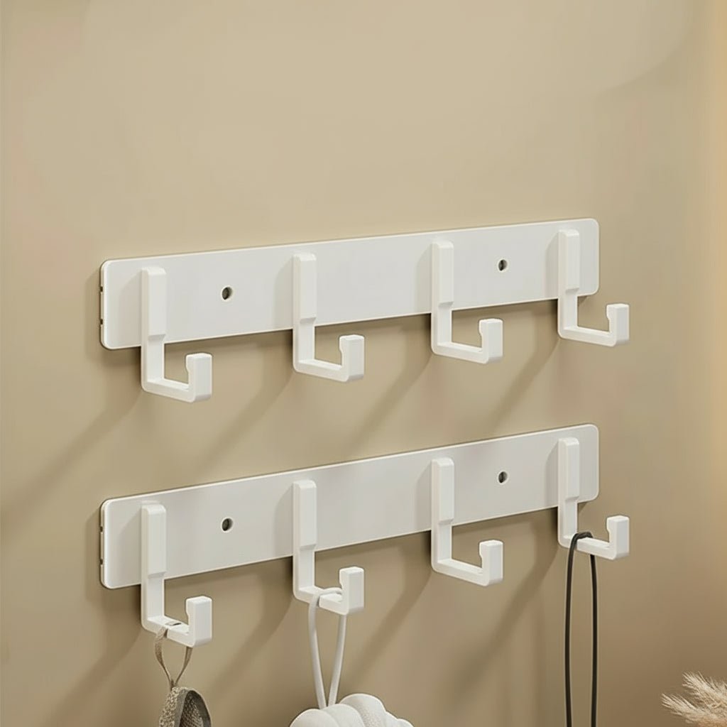 Wandgarderobe mit schwarzen Haken für modernes Wohnen 15