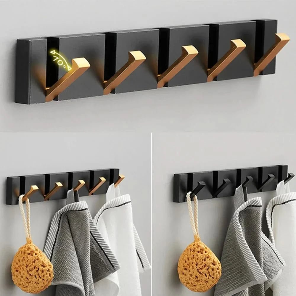 Wandhaken Schwarz Modernes Design für Garderobe und Aufbewahrung 10