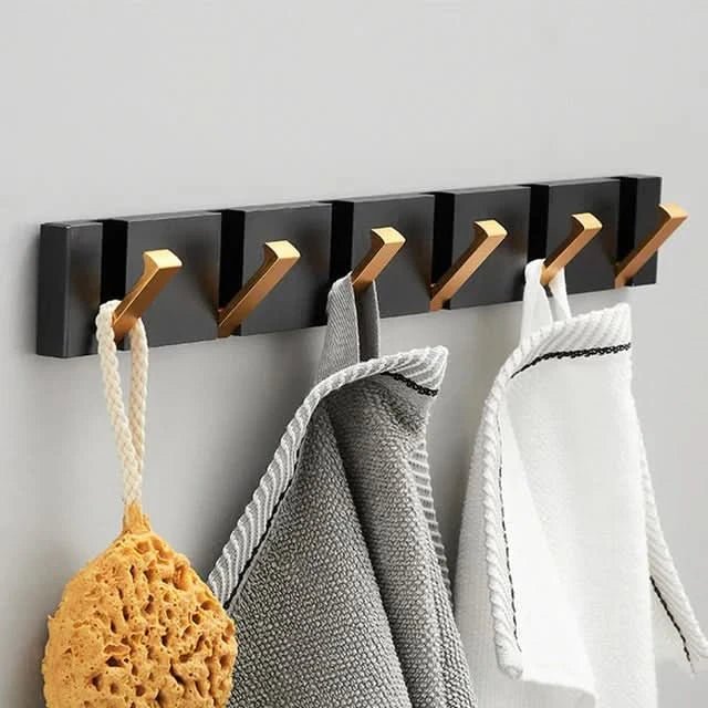 Wandhaken Schwarz Modernes Design für Garderobe und Aufbewahrung 12