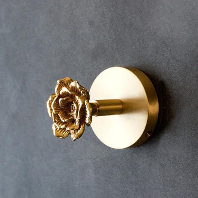 Wandhaken Tierdesign aus Messing mit Gold-Finish 10