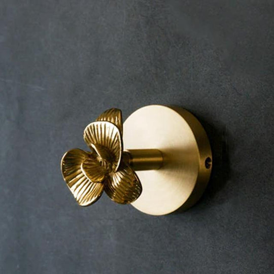 Wandhaken Tierdesign aus Messing mit Gold-Finish 13