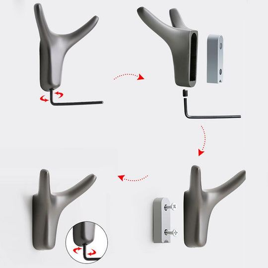 Wandhaken im Horn-Design für stilvolle Akzente 7