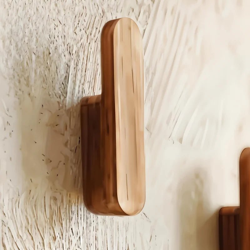 Wandhakenleiste Holz 4er-Set für stilvolle Organisation 2