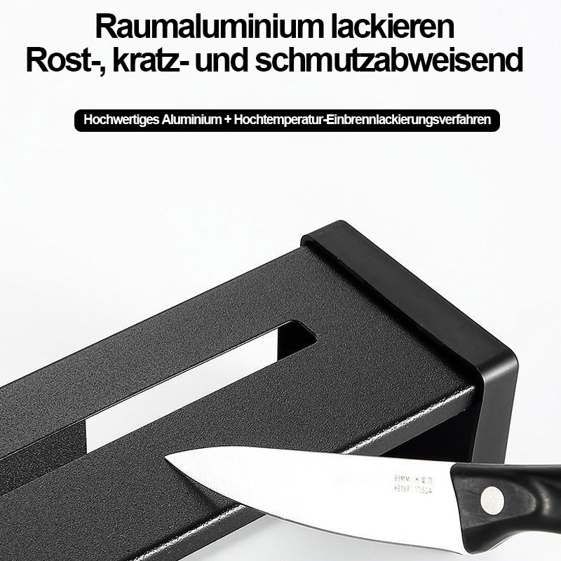 Wandhalter für Messer aus Edelstahl – Bohrfreie Küchenlösung 6