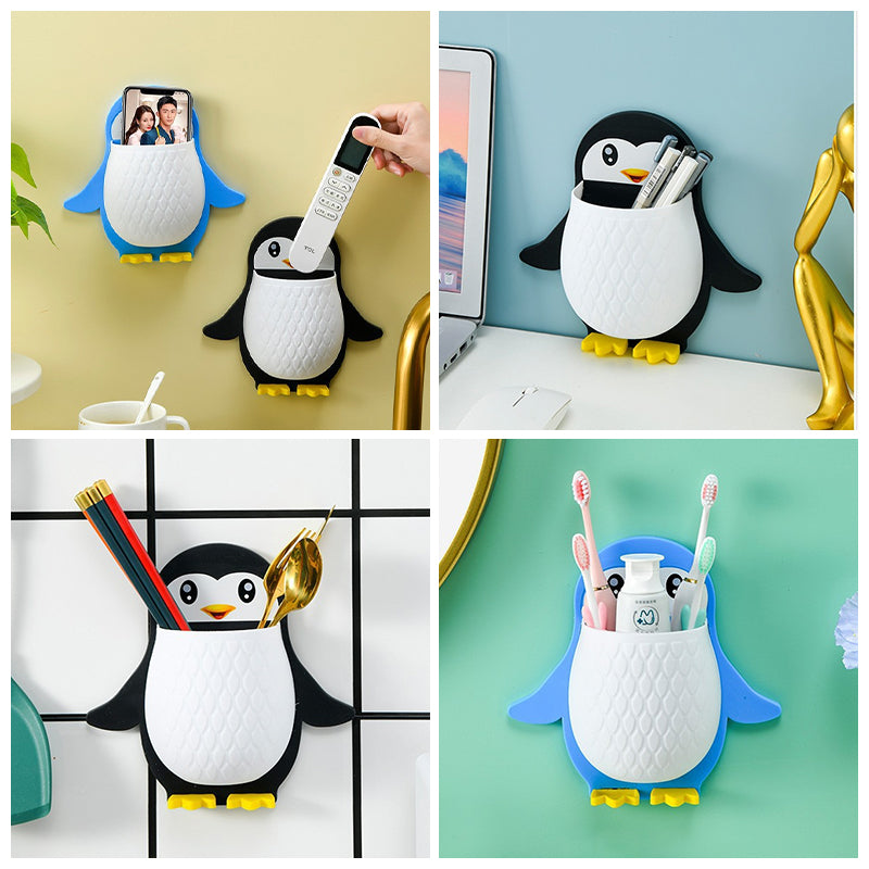Wandhalterung Pinguin-Design für Mobiltelefone und Fernbedienungen 6