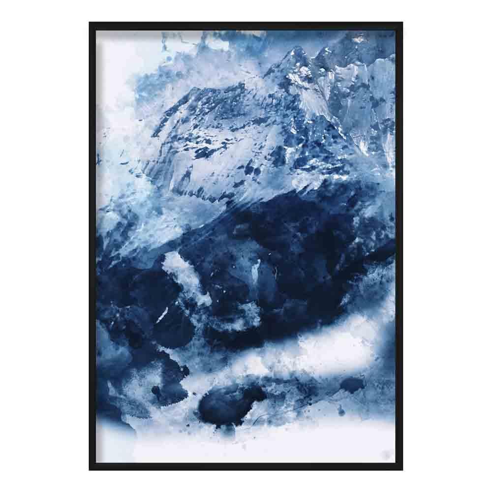 Wandkunst Druck Abstrakte Berge 0