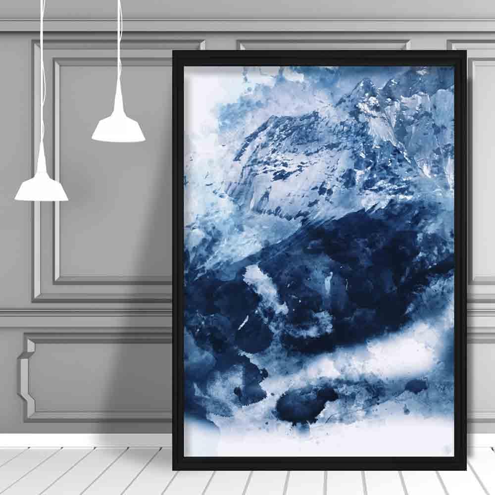 Wandkunst Druck Abstrakte Berge 1