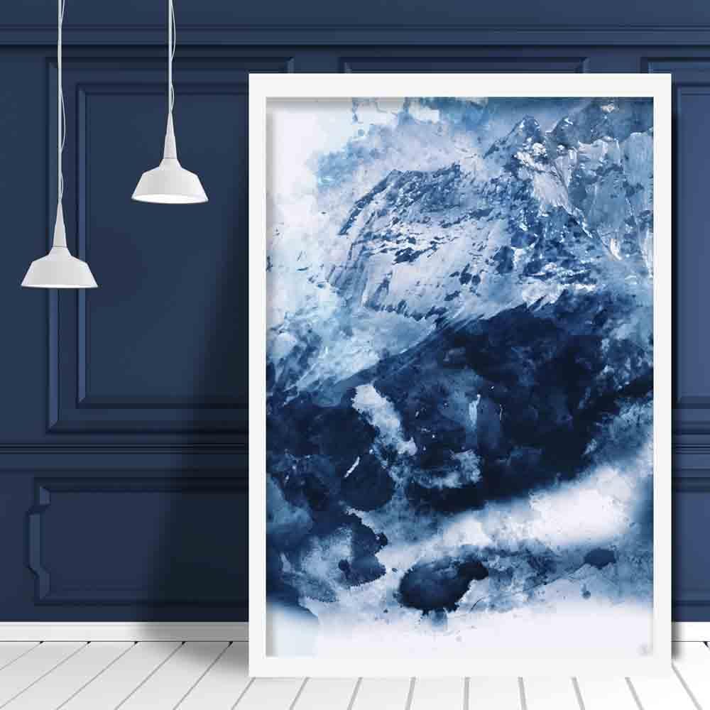 Wandkunst Druck Abstrakte Berge 2