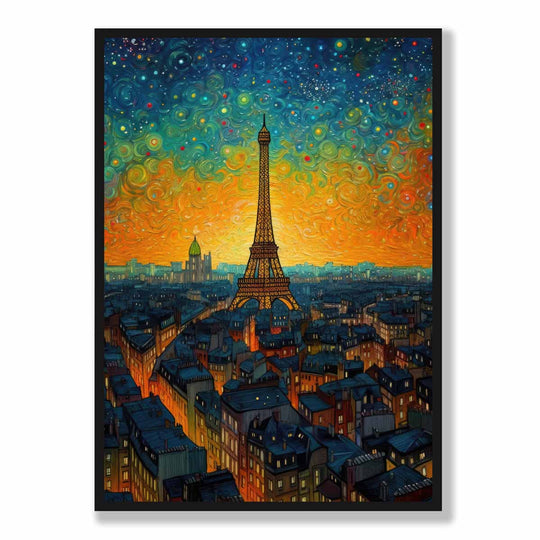 Wandkunst Druck Paris Sonnenuntergang für Ihr Zuhause 5