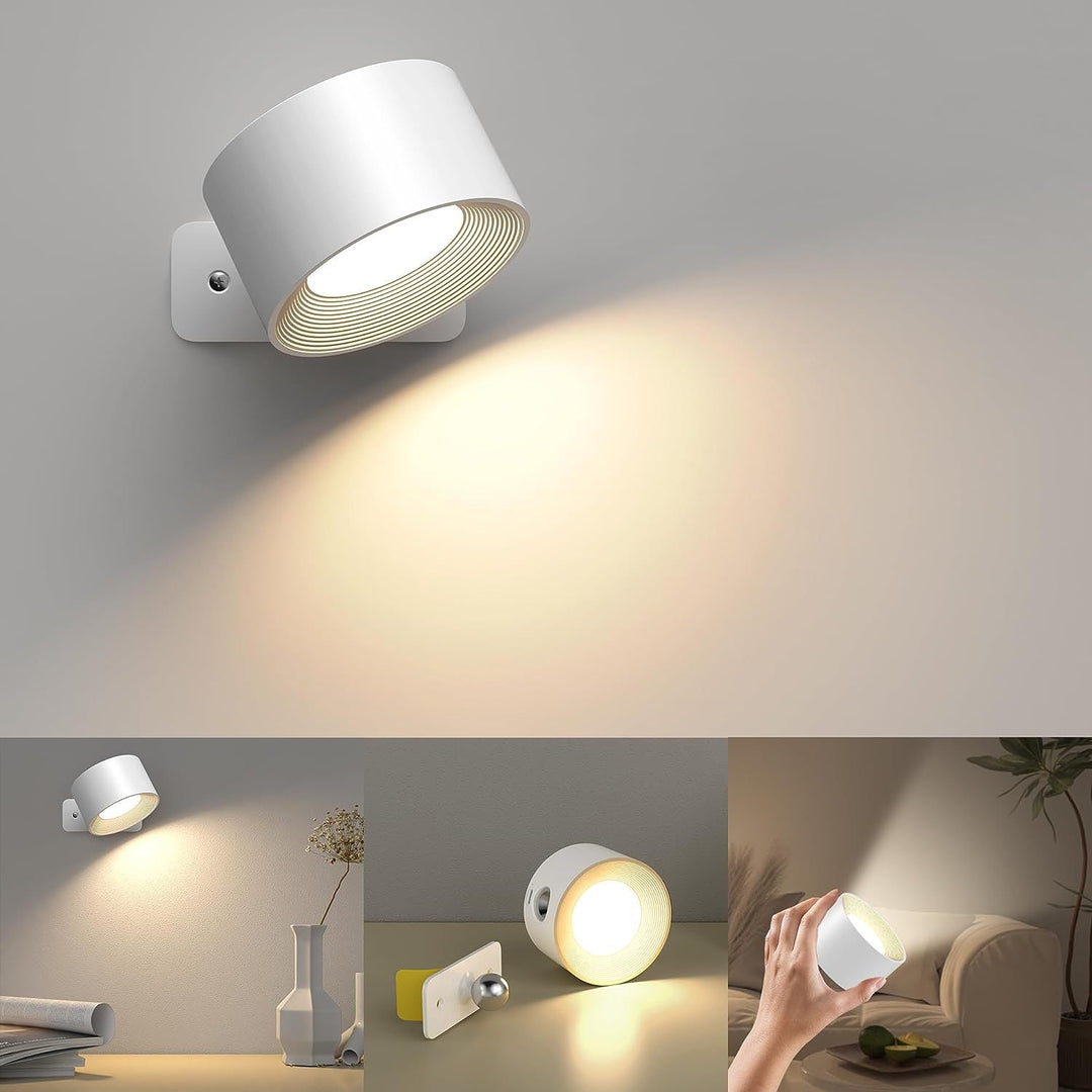 Wandlampe mit 360° Rotation und Fernbedienung 1