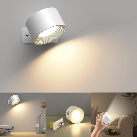 Wandlampe mit 360° Rotation und Fernbedienung 1